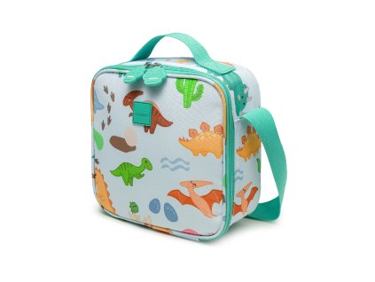 Dětská taška na svačinu – modří dinosauři