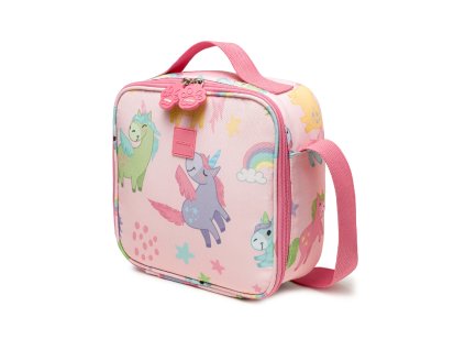 Dětská taška na svačinu – růžoví jednorožci