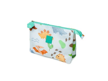Dětská kosmetická taštička – modří dinosauři