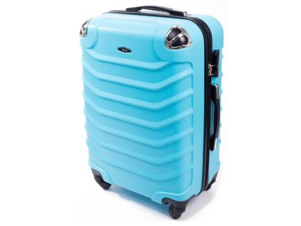 Střední cestovní kufr ALBION - tyrkysový