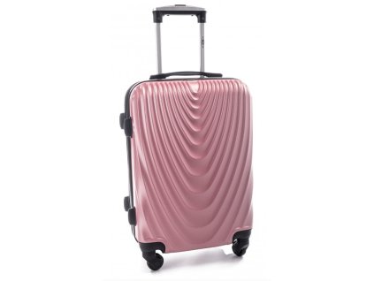 Střední cestovní kufr WAVE - rose red