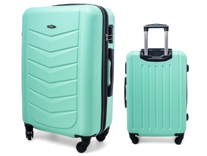 Velký cestovní kufr CAMARO - mátový