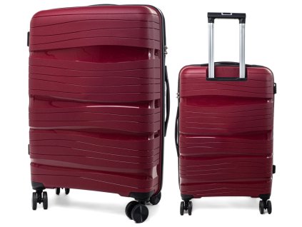 Velký cestovní kufr DESERT - bordó