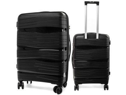 Střední cestovní kufr DESERT - černý