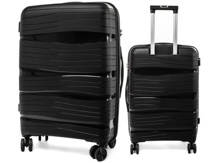 Velký cestovní kufr DESERT - černý