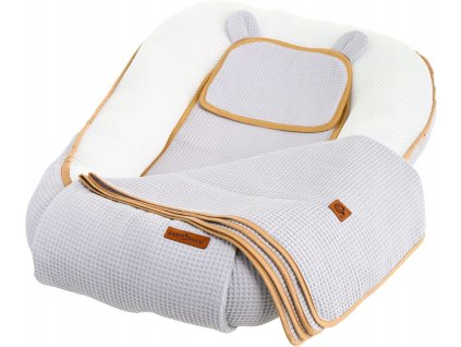 Kokon pro miminko AIR 3D COMFORT 4v1 – šedý