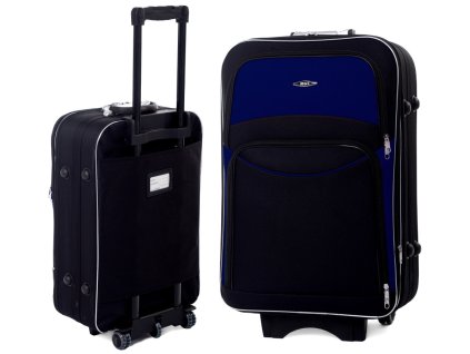 Střední cestovní kufr BELLA - černo tmavě modrý