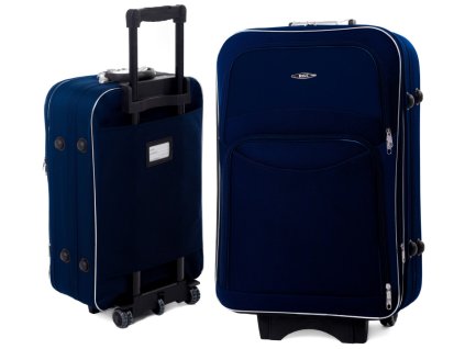 Velký cestovní kufr BELLA - tmavě modrý