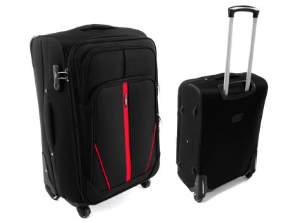 Střední cestovní kufr HYPER - černý