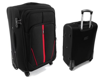 Velký cestovní kufr HYPER - černý