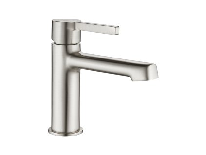 Umyvadlová baterie na desku s výpustí click-clack ALITA – kartáčovaný nikl