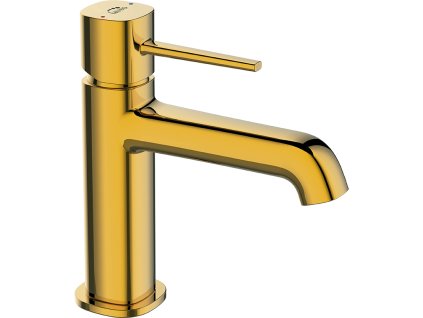 Stojánková umyvadlová baterie POLA s výpustí click-clack - zlatá