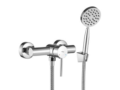 Nástěnná sprchová baterie se sprchovým setem NOIA - chromová