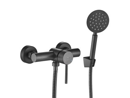 Nástěnná sprchová baterie se sprchovým setem NOIA - grafitová