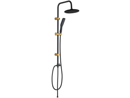 Sprchová souprava ALANIS - černo-zlatá