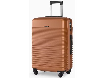 Střední cestovní kufr ANTALYA - karamelový