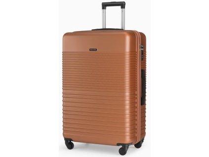 Velký cestovní kufr ANTALYA - karamelový