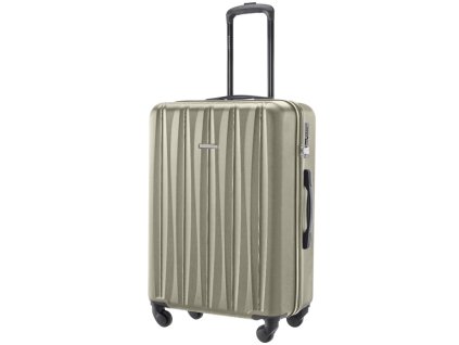 Střední cestovní kufr BALI - stříbrný