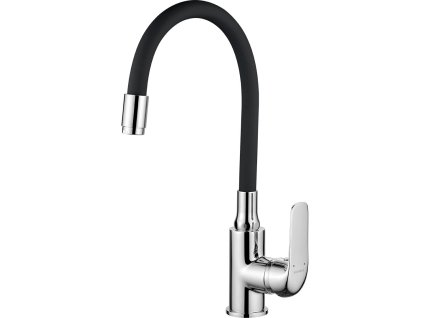 Stojánková dřezová baterie ELZA - černá / chromová