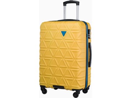 Střední cestovní Kufr CALIFORNIA - žlutý