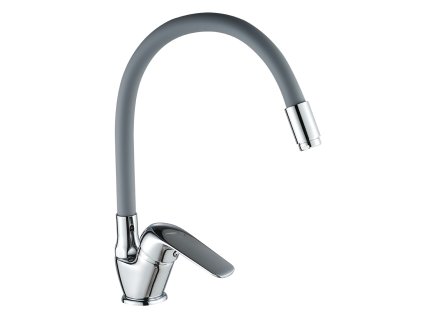 Kuchyňská baterie ELZA - šedá / chromová