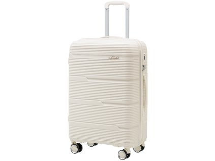 Střední cestovní kufr CASABLANCA - bílý