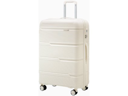 Velký cestovní kufr CASABLANCA - bílý