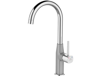 Kuchyňská baterie POLA - šedá/ chromová