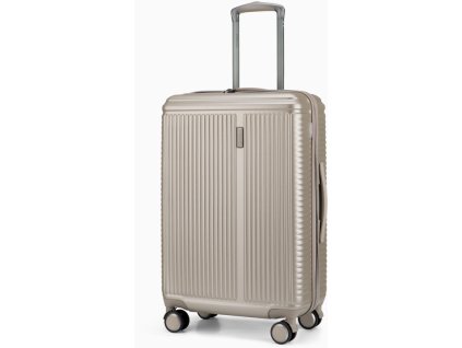Střední cestovní kufr GENEVA - béžový