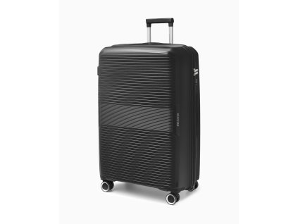 Velký cestovní kufr z polypropylenu YOKO – černý