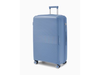 Velký cestovní kufr z polypropylenu YOKO – modrý