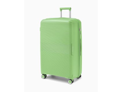 Velký cestovní kufr z polypropylenu YOKO – zelený