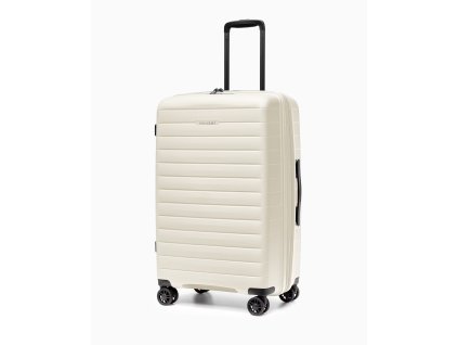 Střední cestovní kufr z polypropylenu SEOUL Collection – bílý