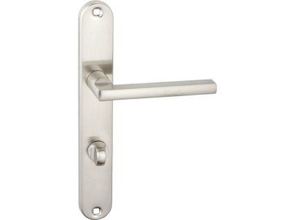 Klika na dlouhém štítu WC ADA – satén