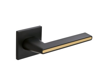 Klika na rozetě ELIKA II – černá / zlatá