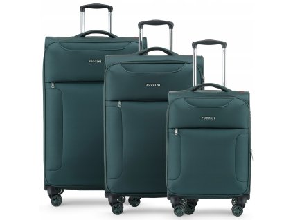 Cestovní Kufr PERUGIA - Zelený