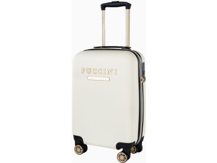 Kabinový cestovní kufr LOS ANGELES - Bílý