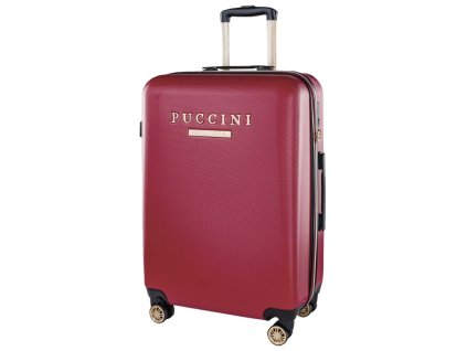 Střední cestovní kufr LOS ANGELES - Bordó