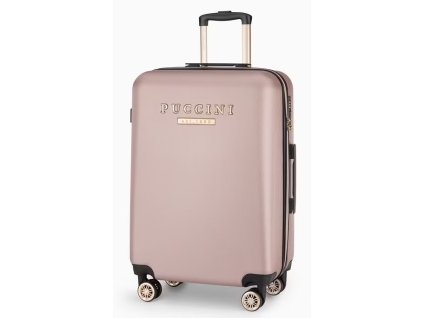 Střední cestovní kufr LOS ANGELES - Růžový