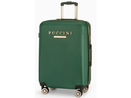 Střední cestovní kufr LOS ANGELES - Zelený