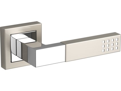 Klika na rozetě PRIMA – chrom / satén