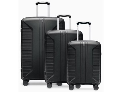 Cestovní kufr z polypropylenu BERLIN – černý