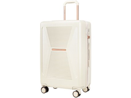Střední cestovní kufr MALIBU - Bílý
