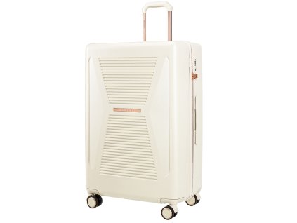 Velký cestovní kufr MALIBU - Bílý