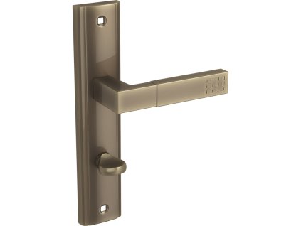 Klika na dlouhém štítu WC PRIMA - patina