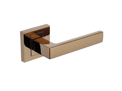 Klika na rozetě QUBIK II – růžové zlato