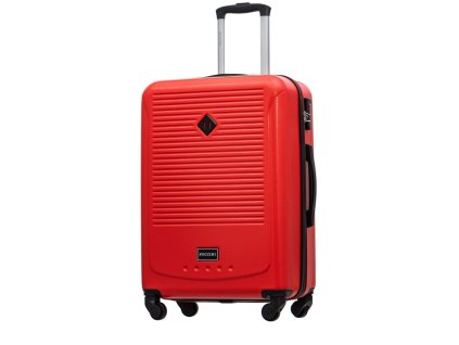 Střední cestovní kufr CORFU - Červený