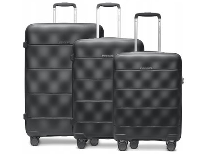 Cestovní kufr z polypropylenu KYOTO - černý