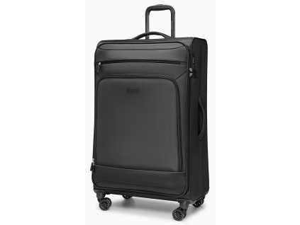 Cestovní kufr z polyesteru KOS - černý