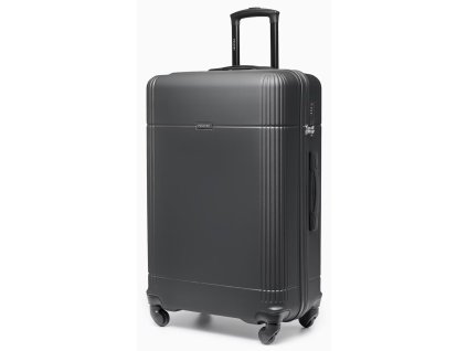 Velký cestovní kufr z ABS DUBLIN - černý